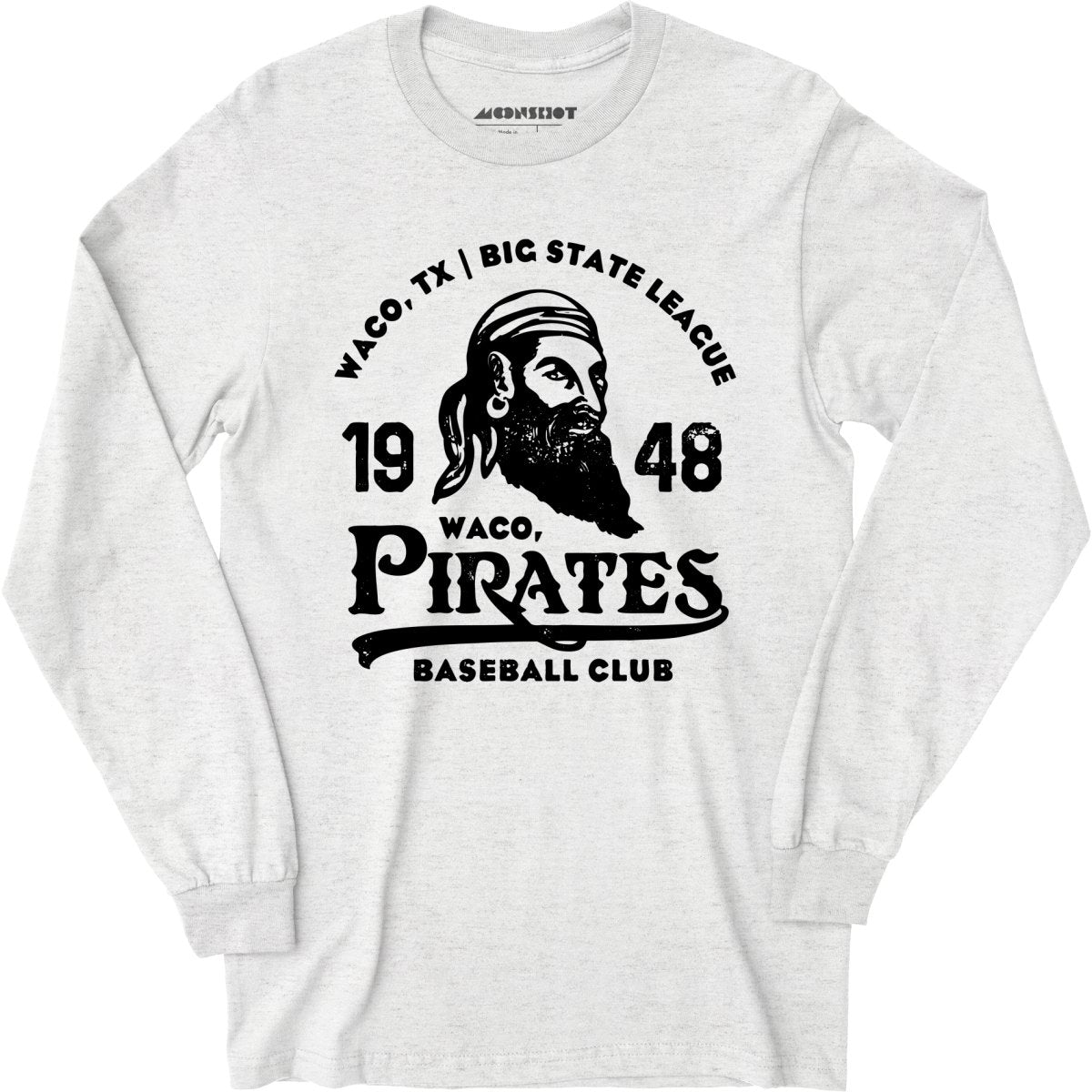 Waco Pirates - Texas - Vintage Defunct Baseball Teams - Long Sleeve T-Shirt