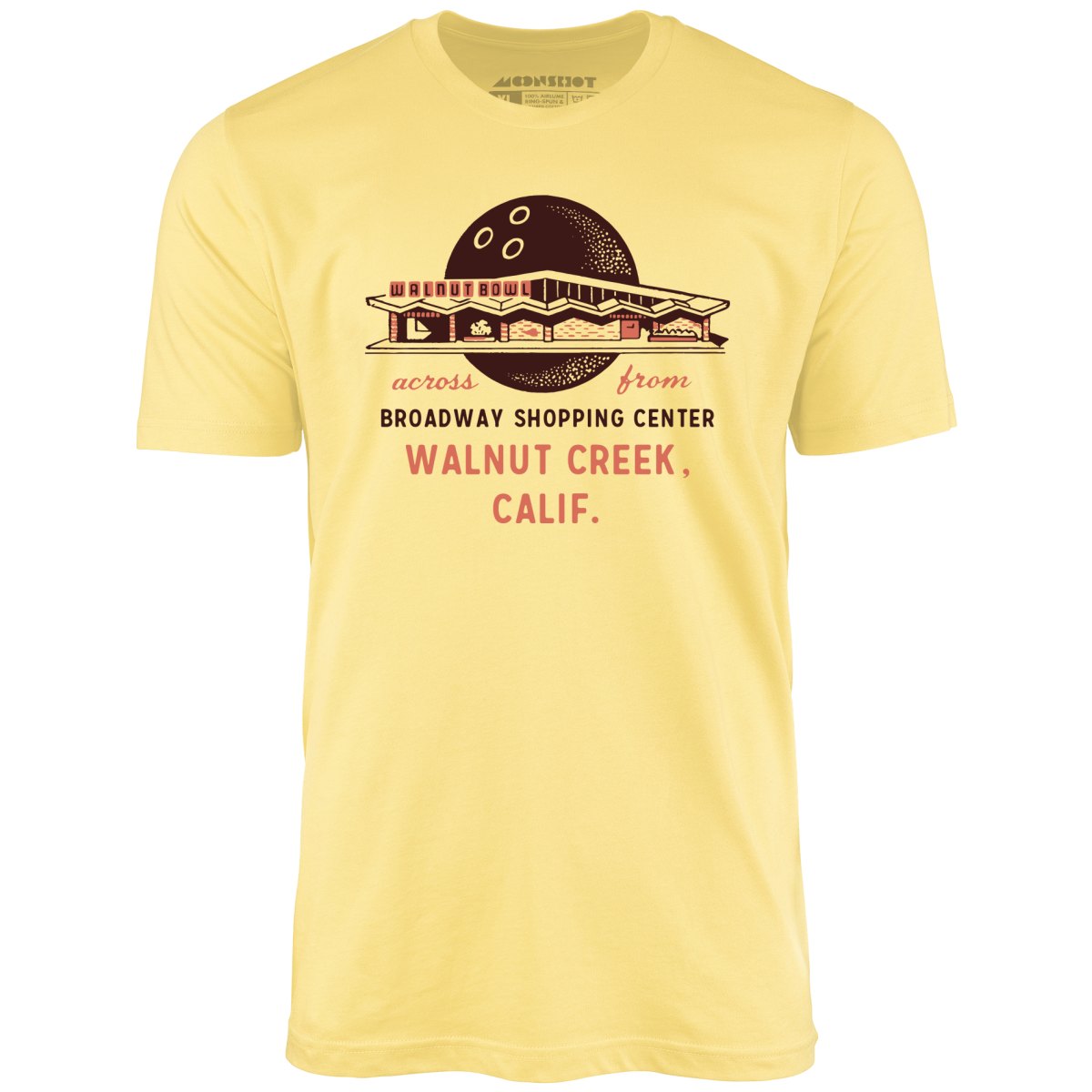 Walnut Bowl - Walnut Creek, CA - Vintage Bowling Alley - Unisex T-Shirt