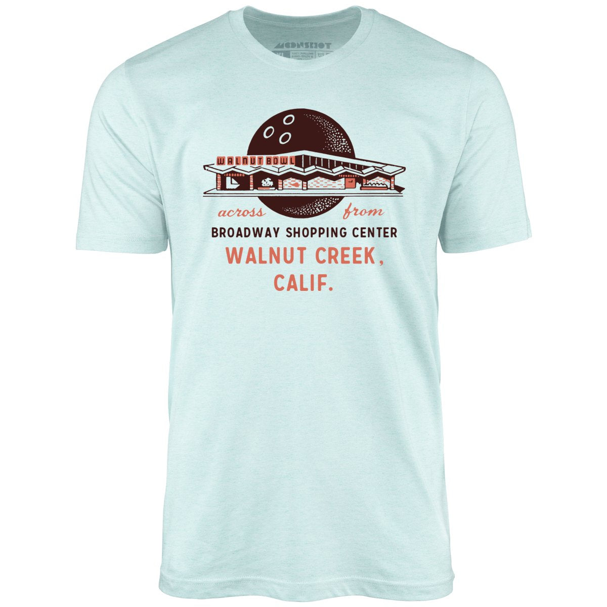Walnut Bowl - Walnut Creek, CA - Vintage Bowling Alley - Unisex T-Shirt