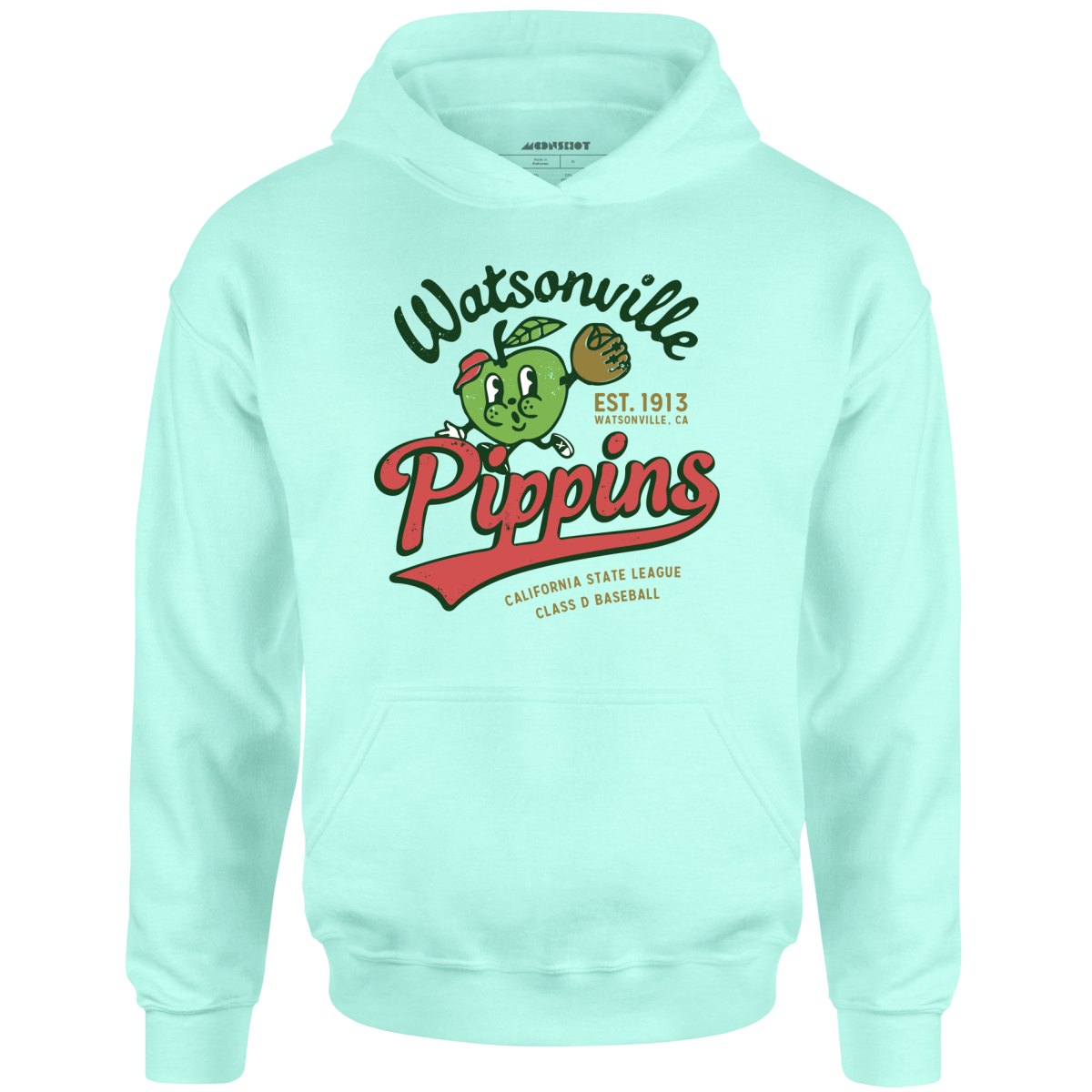 Watsonville Pippins - California - Vintage Defunct Baseball Teams - Unisex Hoodie