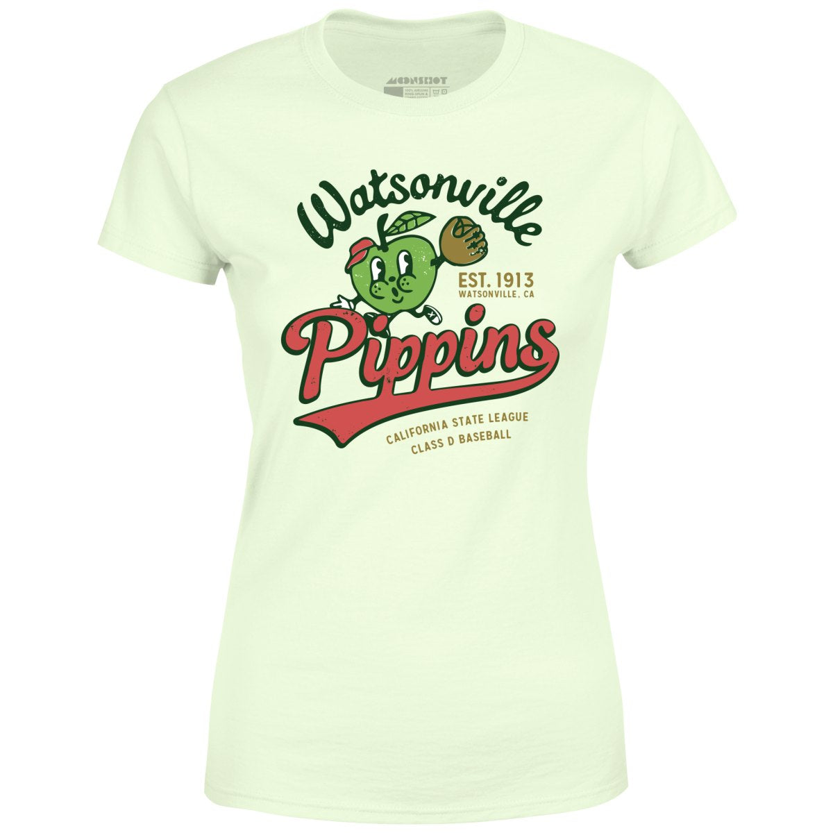 Watsonville Pippins - California - Vintage Defunct Baseball Teams - Women's T-Shirt