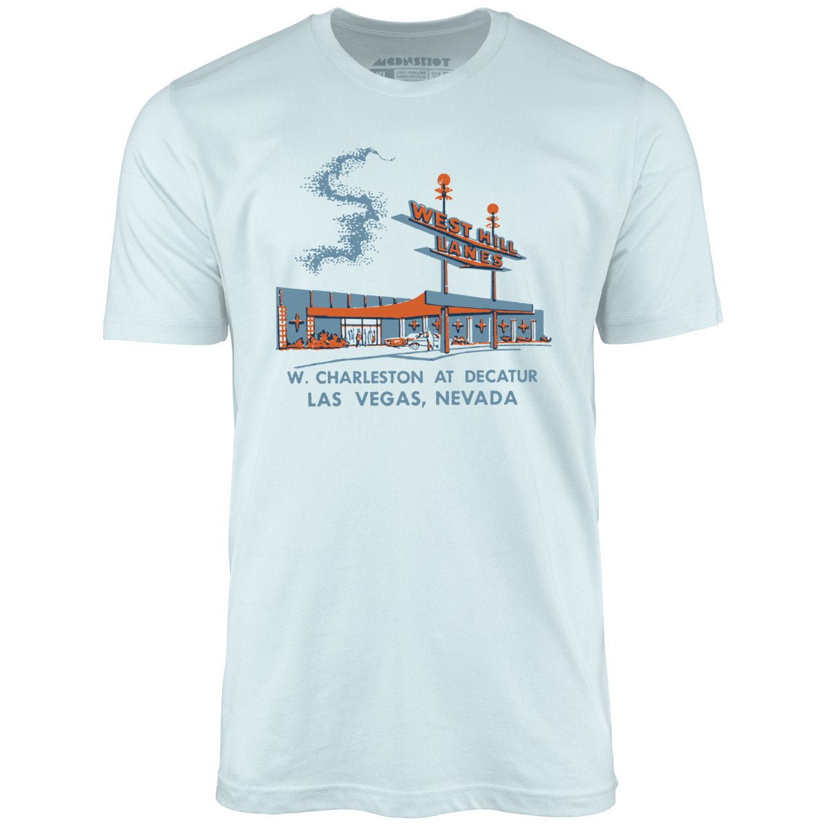 West Hill Lanes - Las Vegas, NV - Vintage Bowling Alley - Unisex T-Shirt