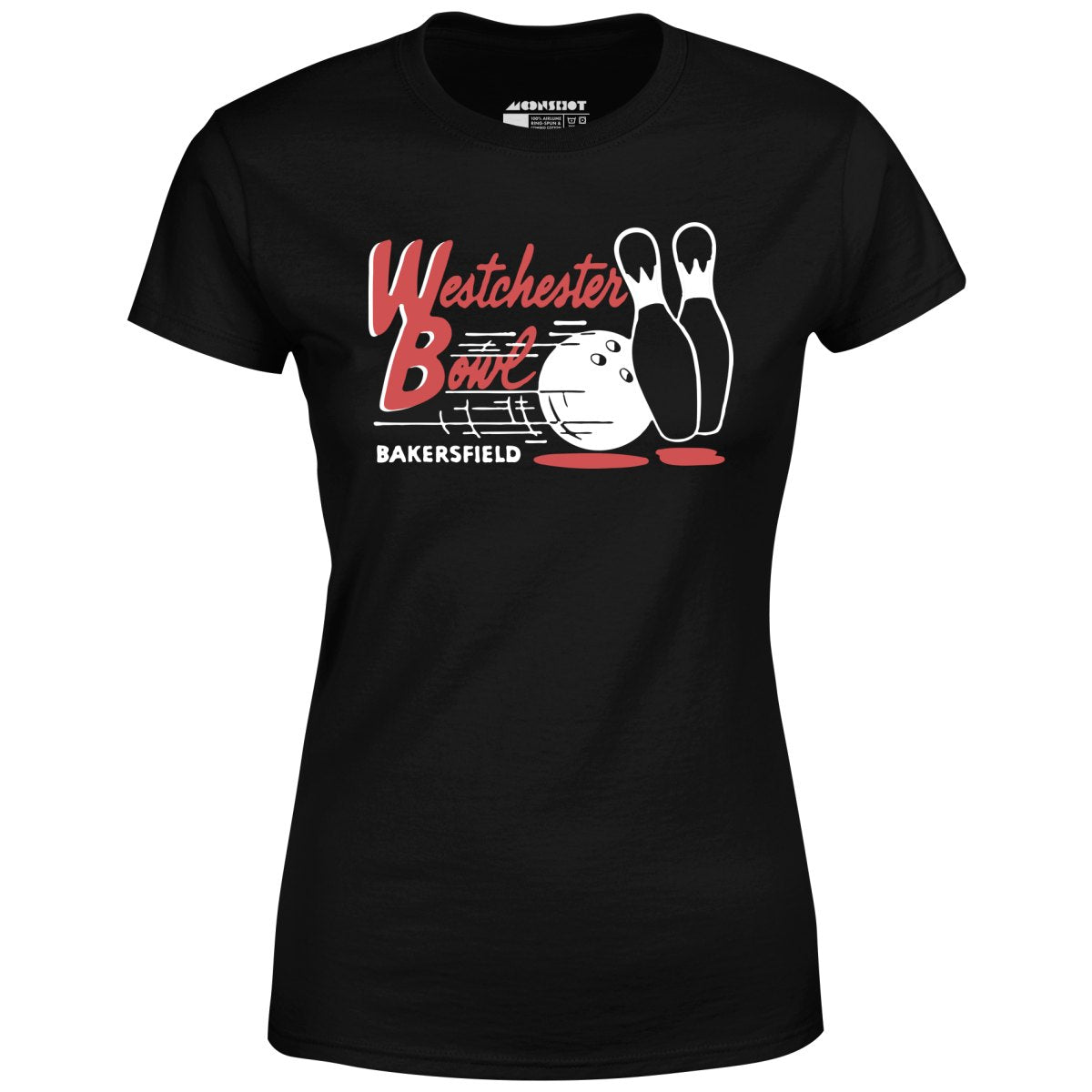 Westchester Bowl - Bakersfield, CA - Vintage Bowling Alley - Women's T-Shirt