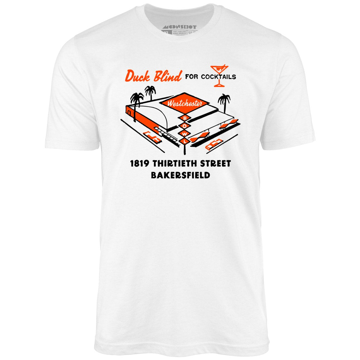 Westchester Bowl v2 - Bakersfield, CA - Vintage Bowling Alley - Unisex T-Shirt