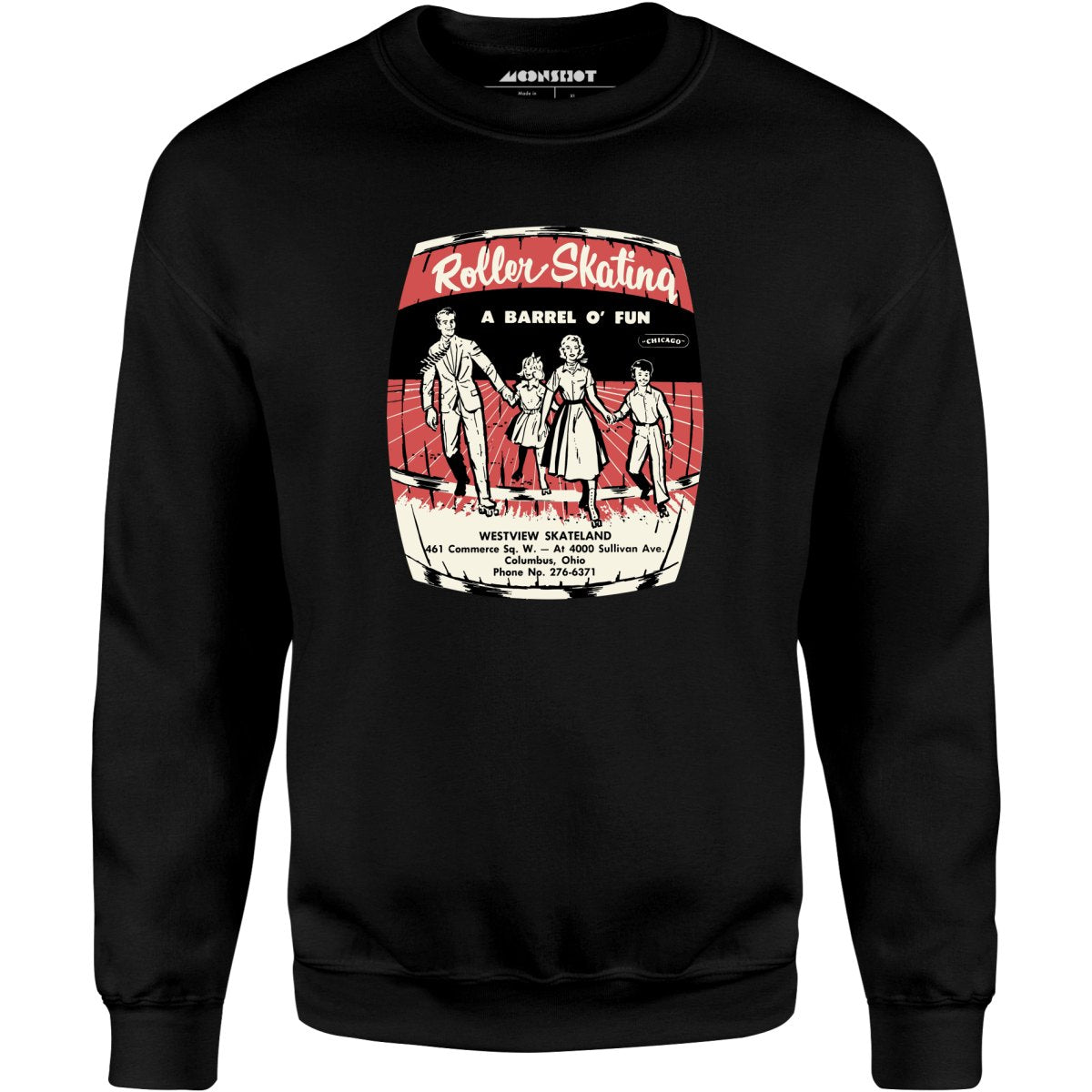 Westview Skateland - Columbus, OH - Vintage Roller Rink - Unisex Sweatshirt