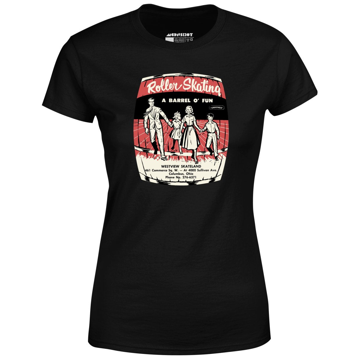 Westview Skateland - Columbus, OH - Vintage Roller Rink - Women's T-Shirt
