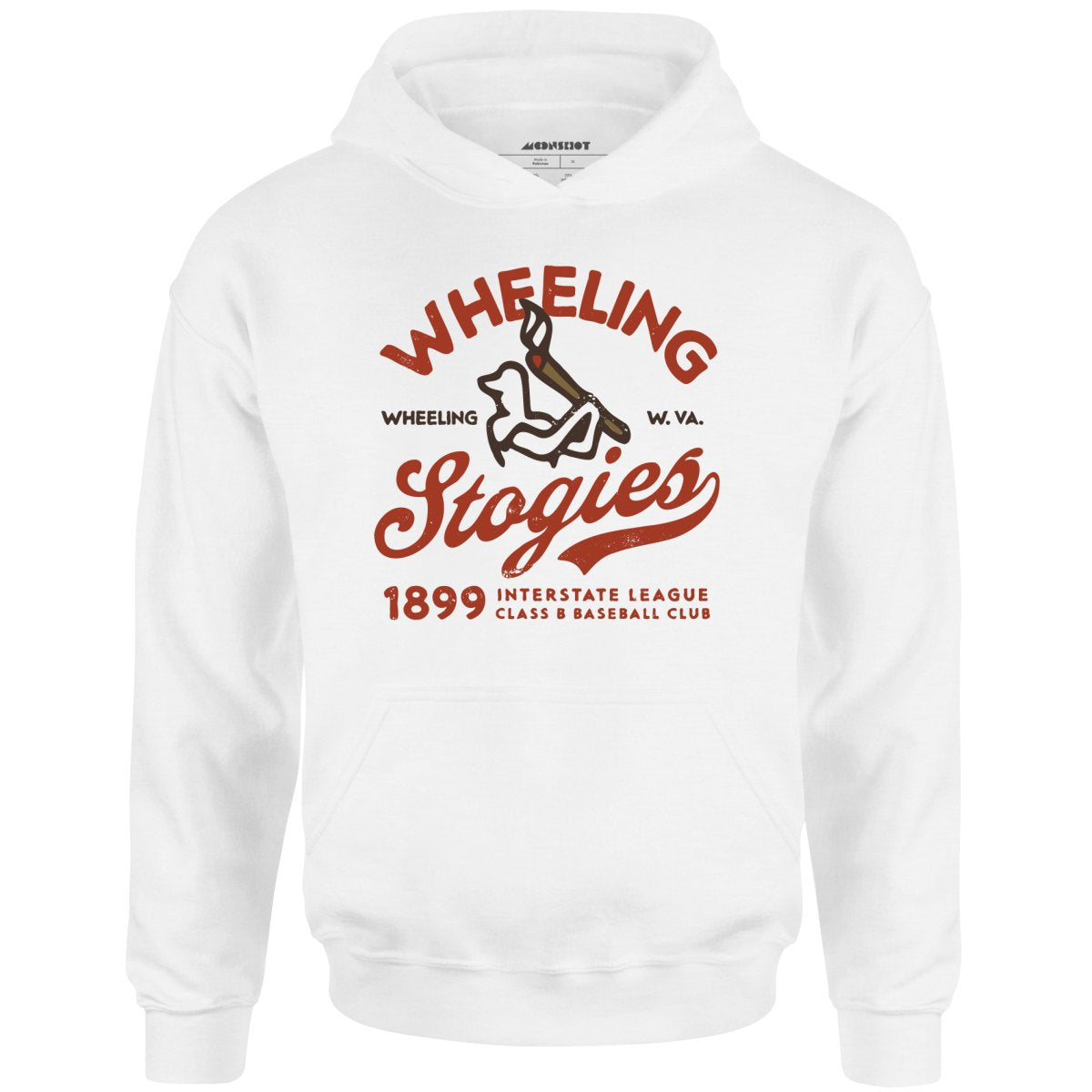 Wheeling Stogies - West Virginia - Vintage Defunct Baseball Teams - Unisex Hoodie