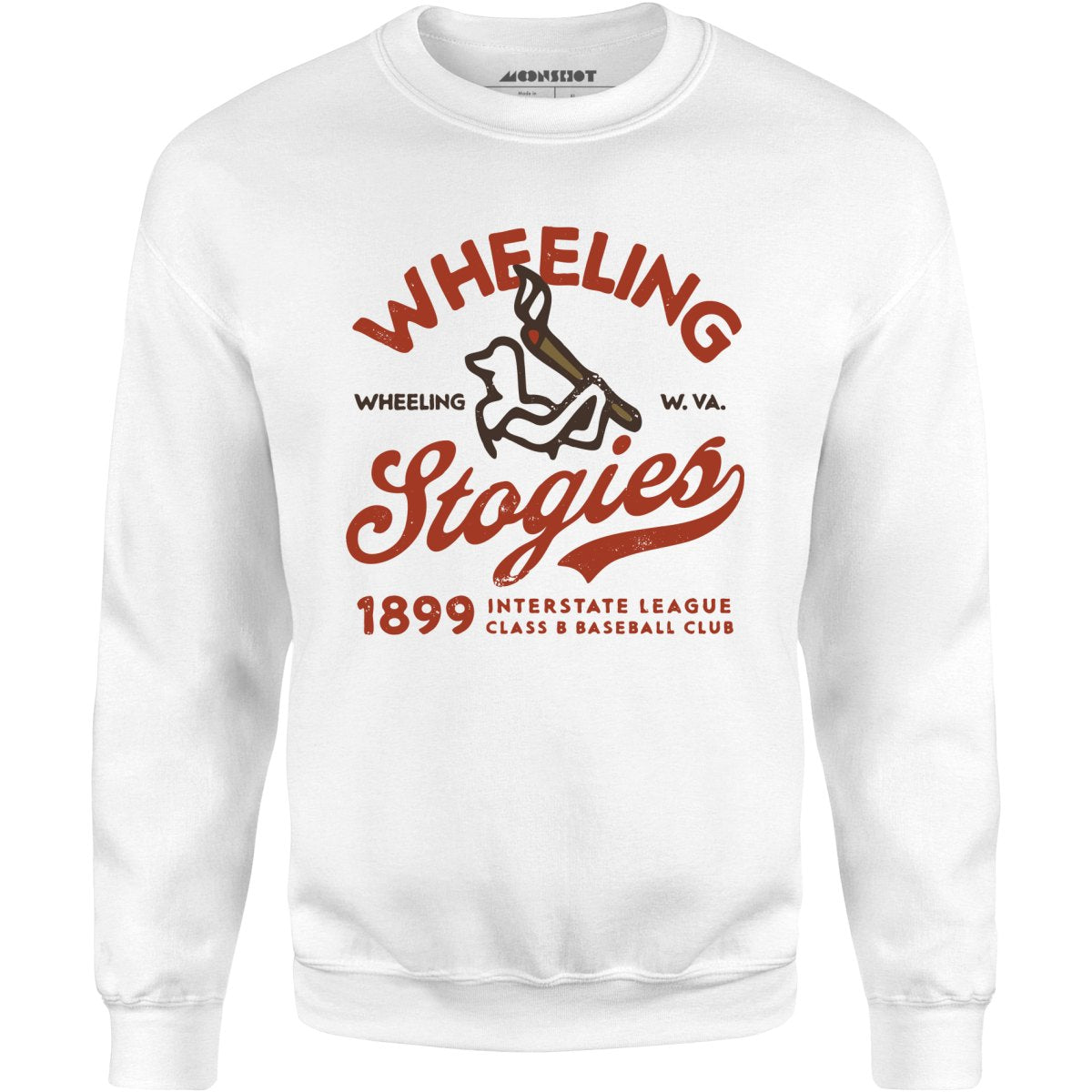 Wheeling Stogies - West Virginia - Vintage Defunct Baseball Teams - Unisex Sweatshirt