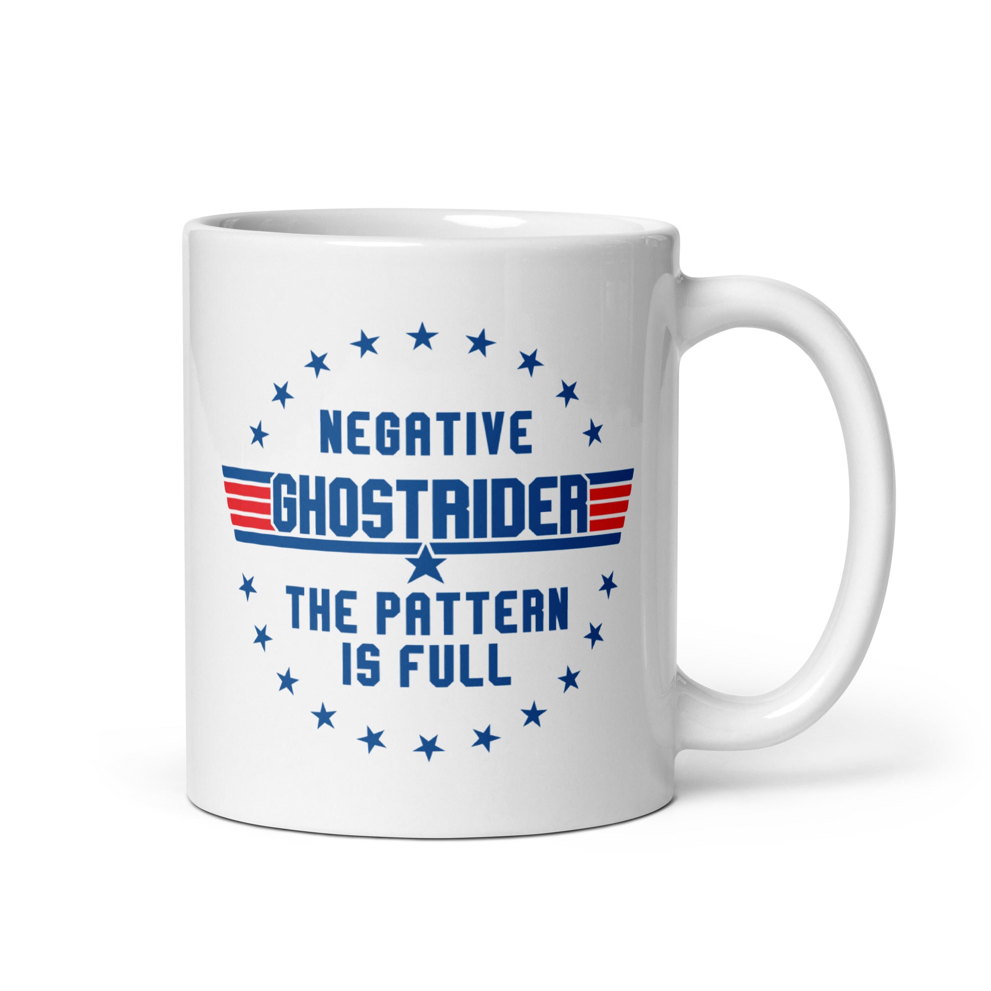 Negative Ghostrider The Pattern is Full - 11oz Coffee Mug