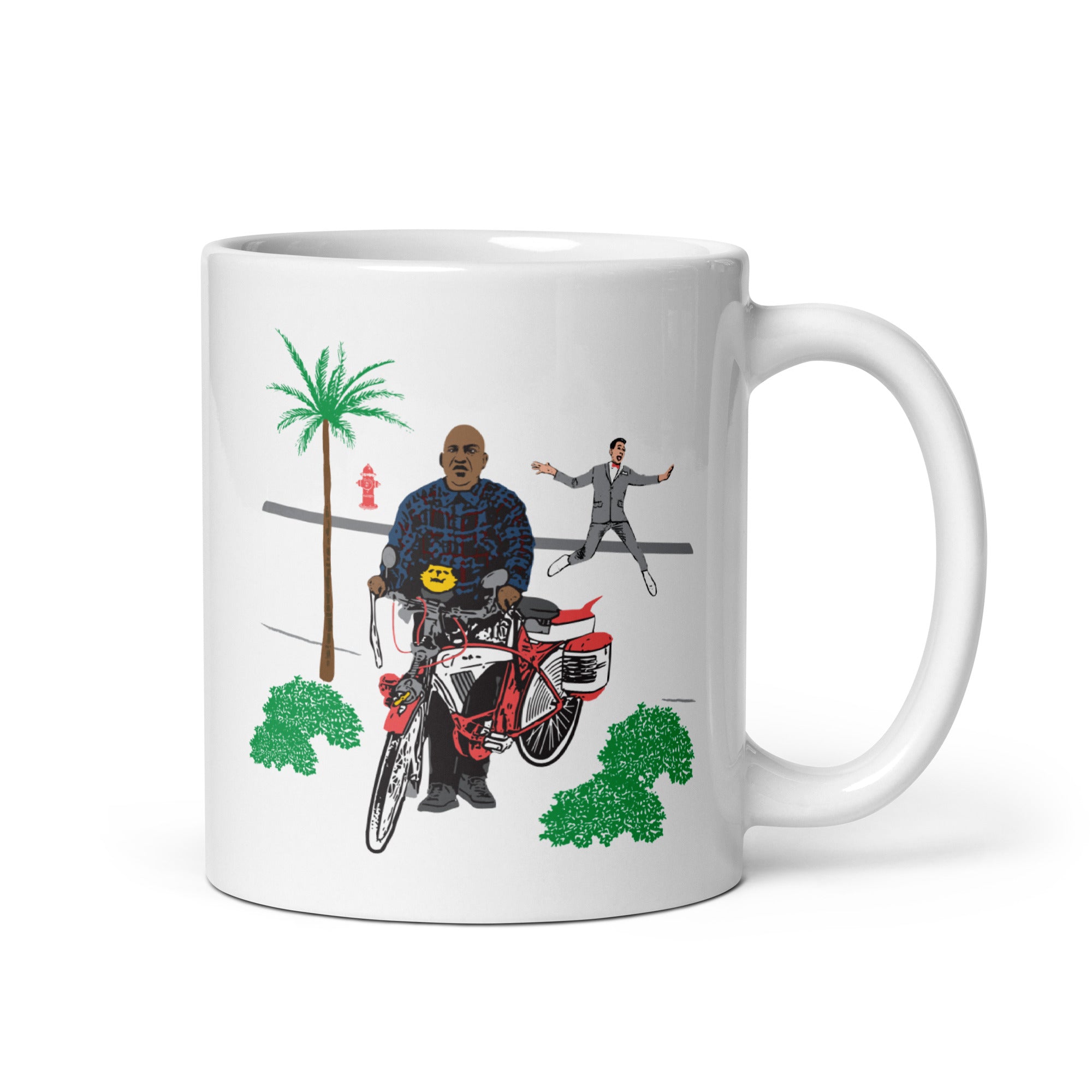 That's My Bike, Punk! Deebo + Pee-Wee Parody Mashup - 11oz Coffee Mug