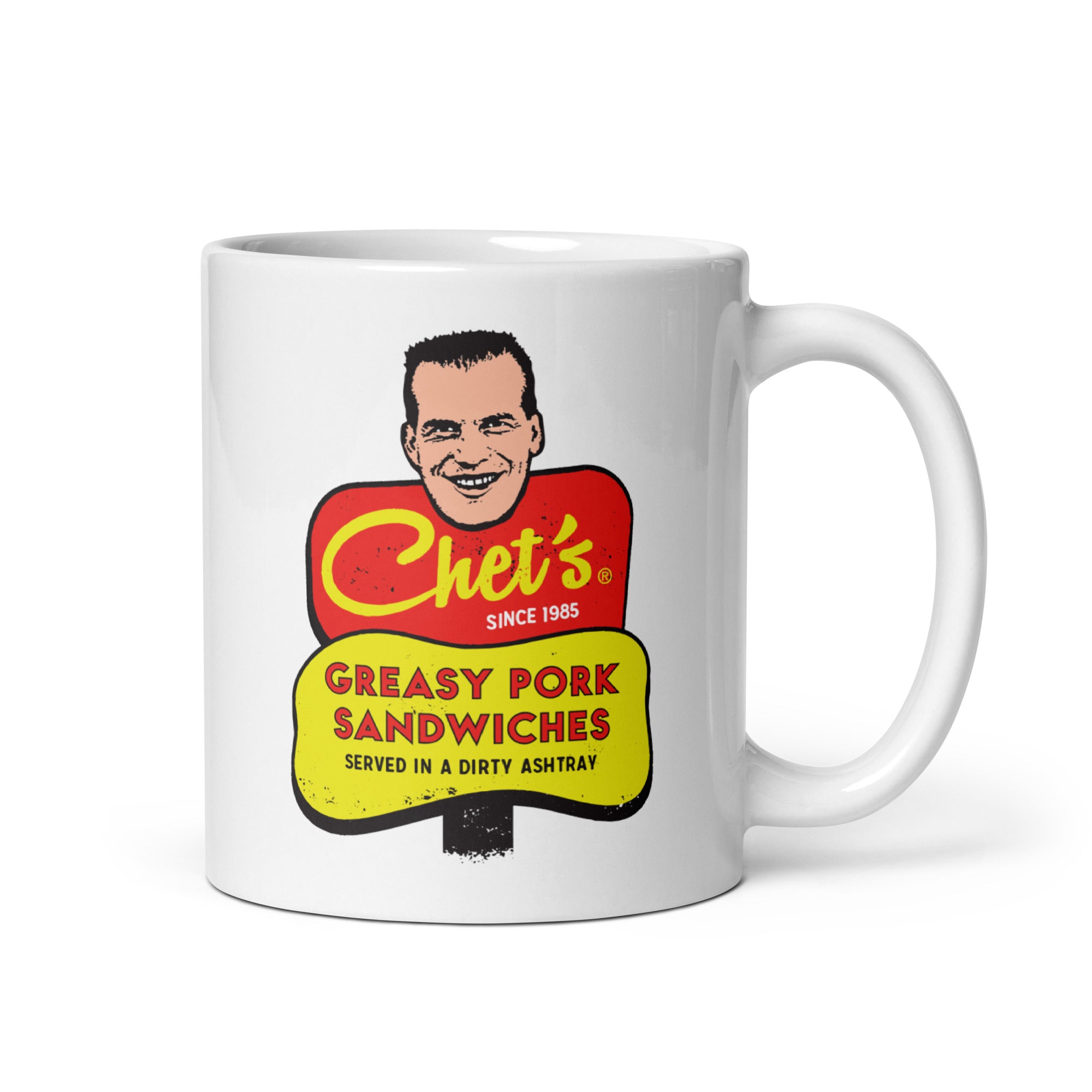 Chet's Greasy Pork Sandwiches - 11oz Coffee Mug