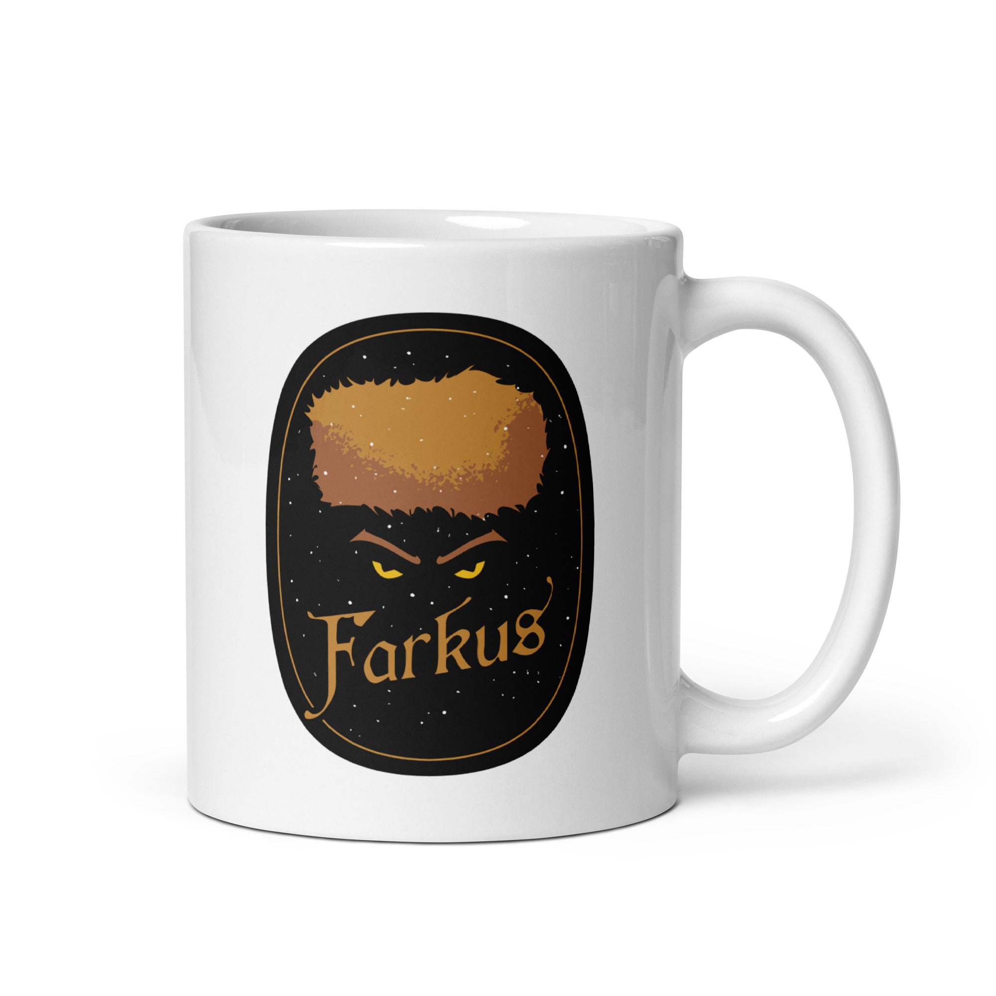 Farkus - Yellow Eyes - 11oz Coffee Mug