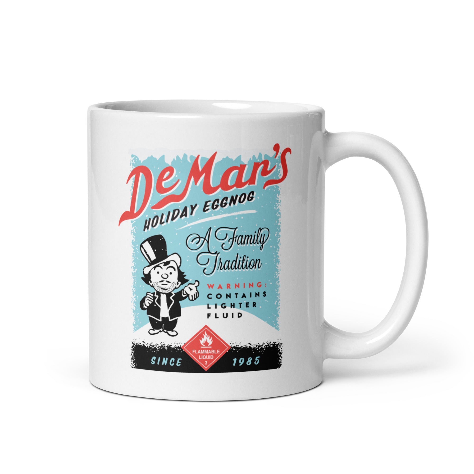 Charles DeMar's Eggnog with Lighter Fluid - 11oz Coffee Mug