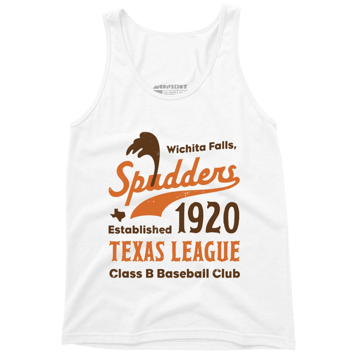 Wichita Falls Spudders - Texas - Vintage Defunct Baseball Teams - Unisex Tank Top