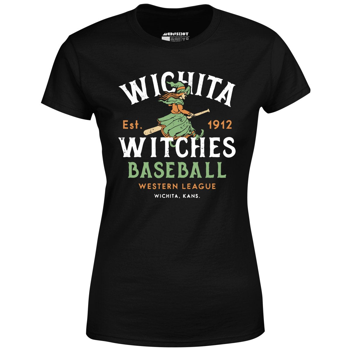 Wichita Witches - Kansas - Vintage Defunct Baseball Teams - Women's T-Shirt