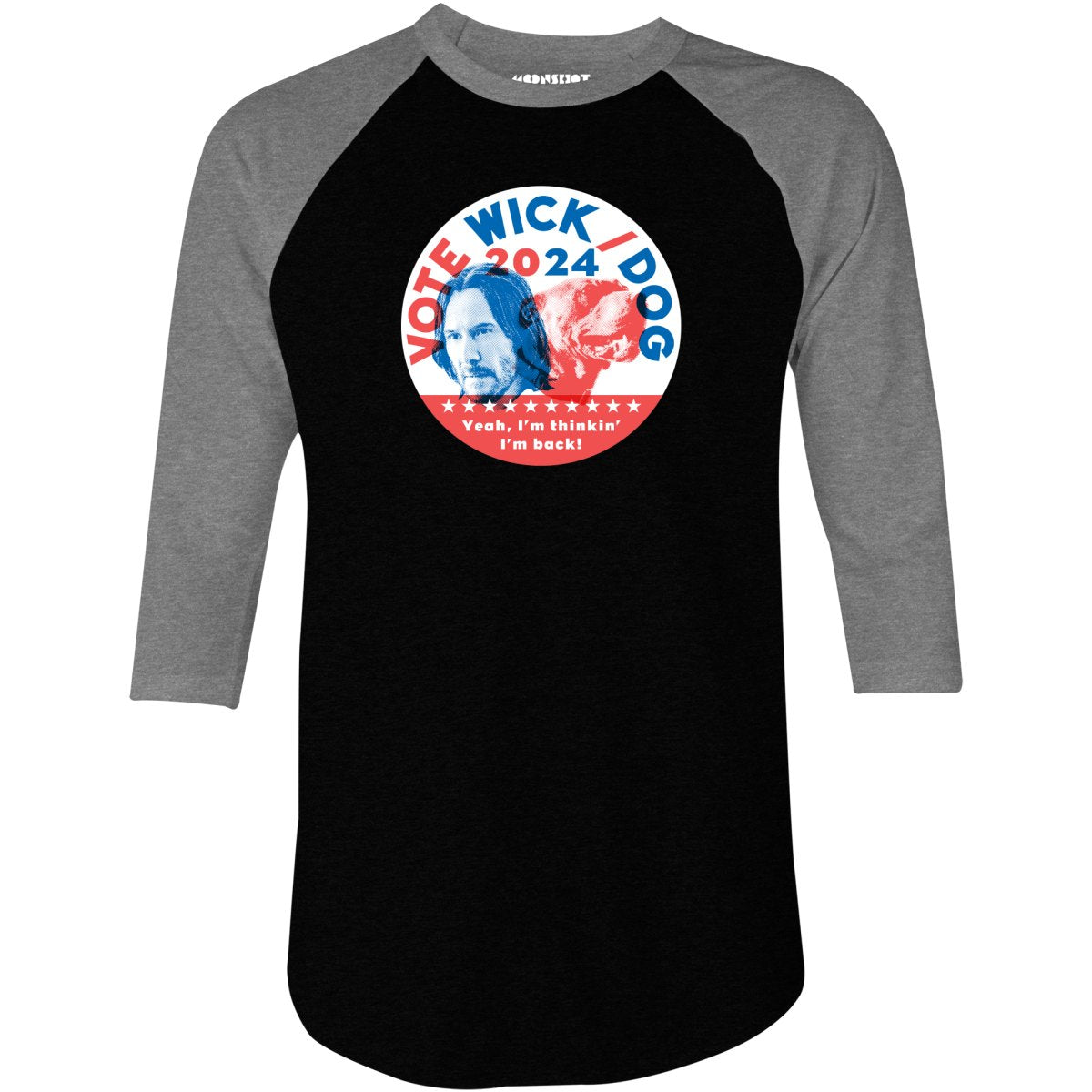 Wick Dog 2024 - 3/4 Sleeve Raglan T-Shirt