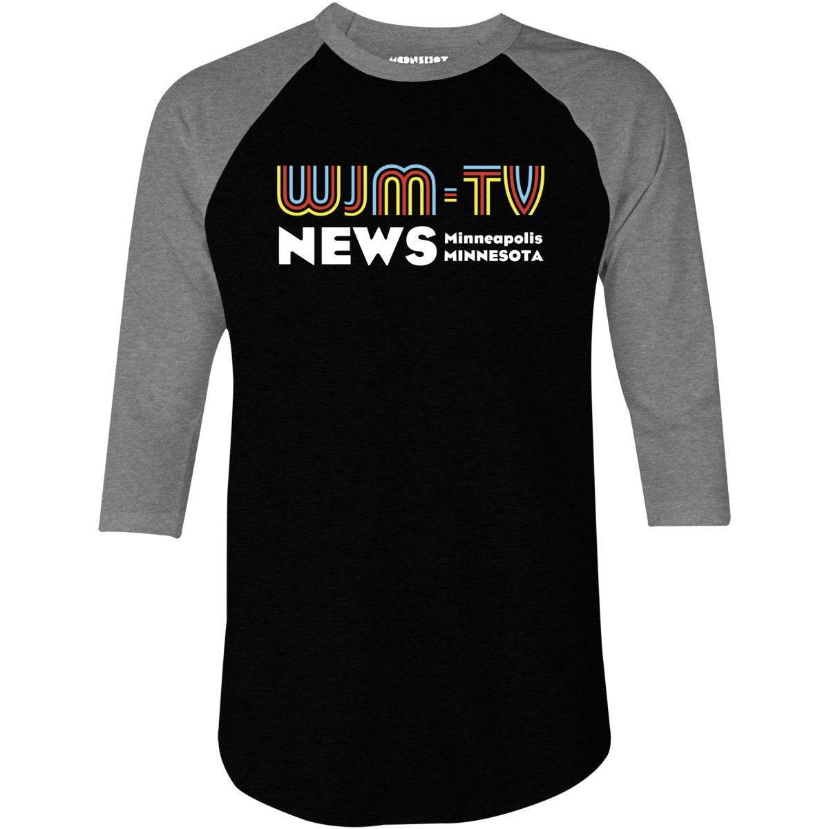 WJM-TV News - 3/4 Sleeve Raglan T-Shirt