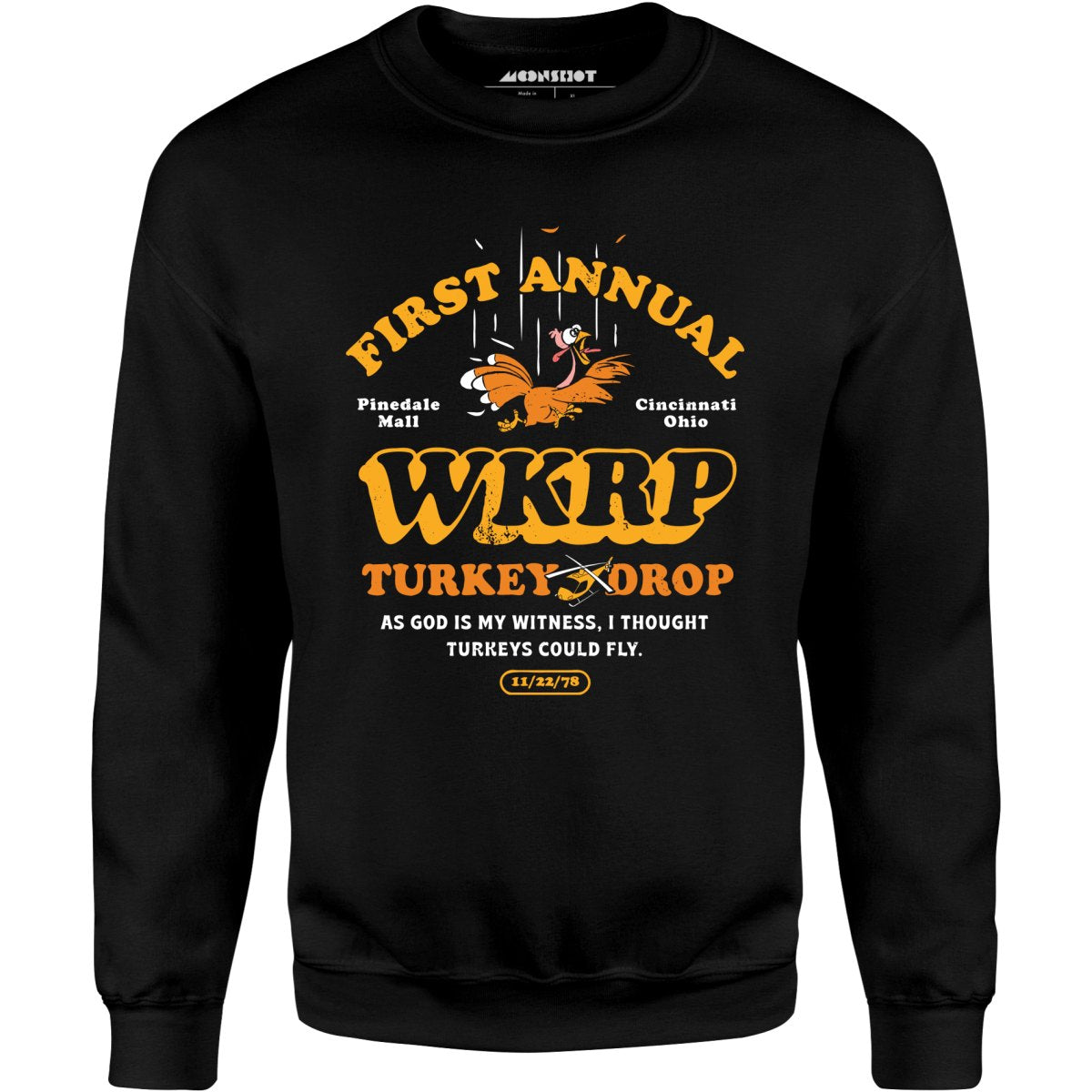 WKRP Turkey Drop - Unisex Sweatshirt