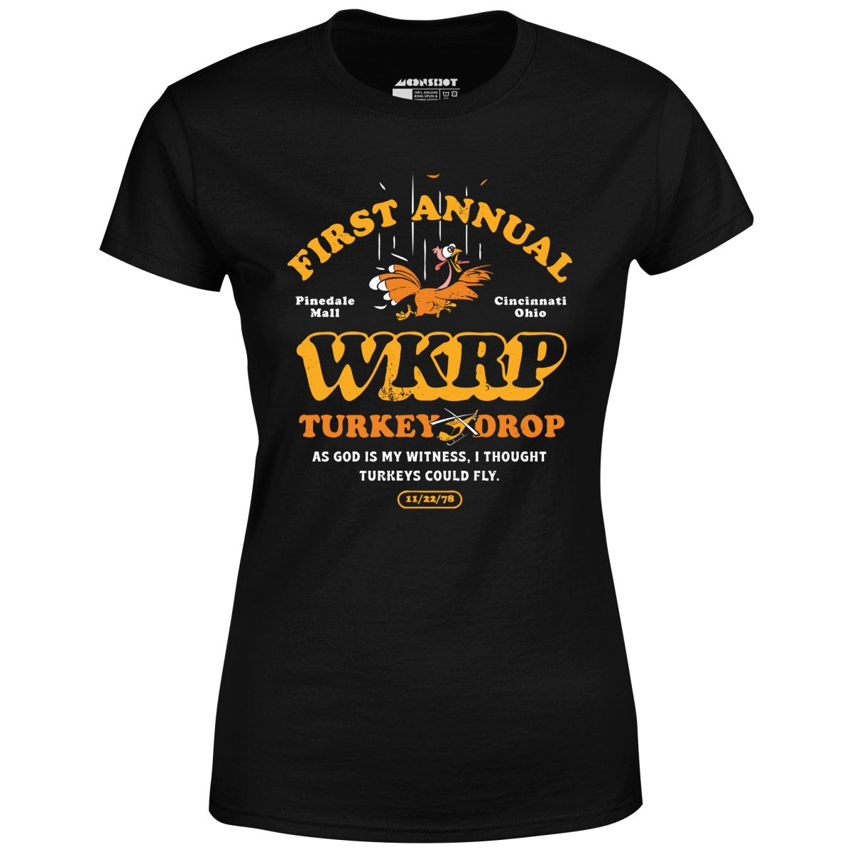 WKRP Turkey Drop - Women's T-Shirt