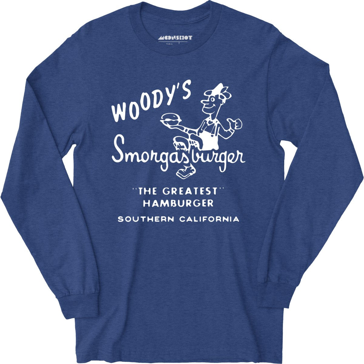Woody's Smorgasburger - California - Vintage Restaurant - Long Sleeve T-Shirt