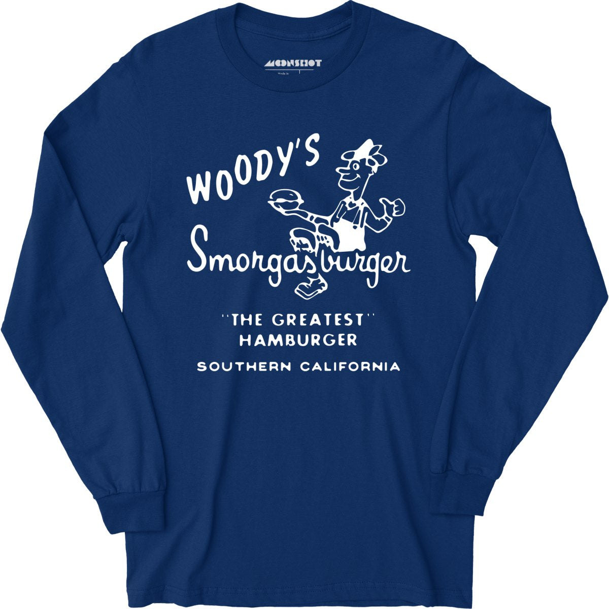 Woody's Smorgasburger - California - Vintage Restaurant - Long Sleeve T-Shirt