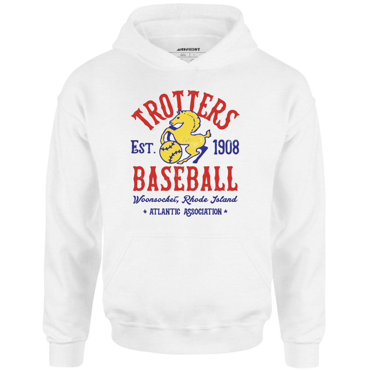 Woonsocket Trotters - Rhode Island - Vintage Defunct Baseball Teams - Unisex Hoodie