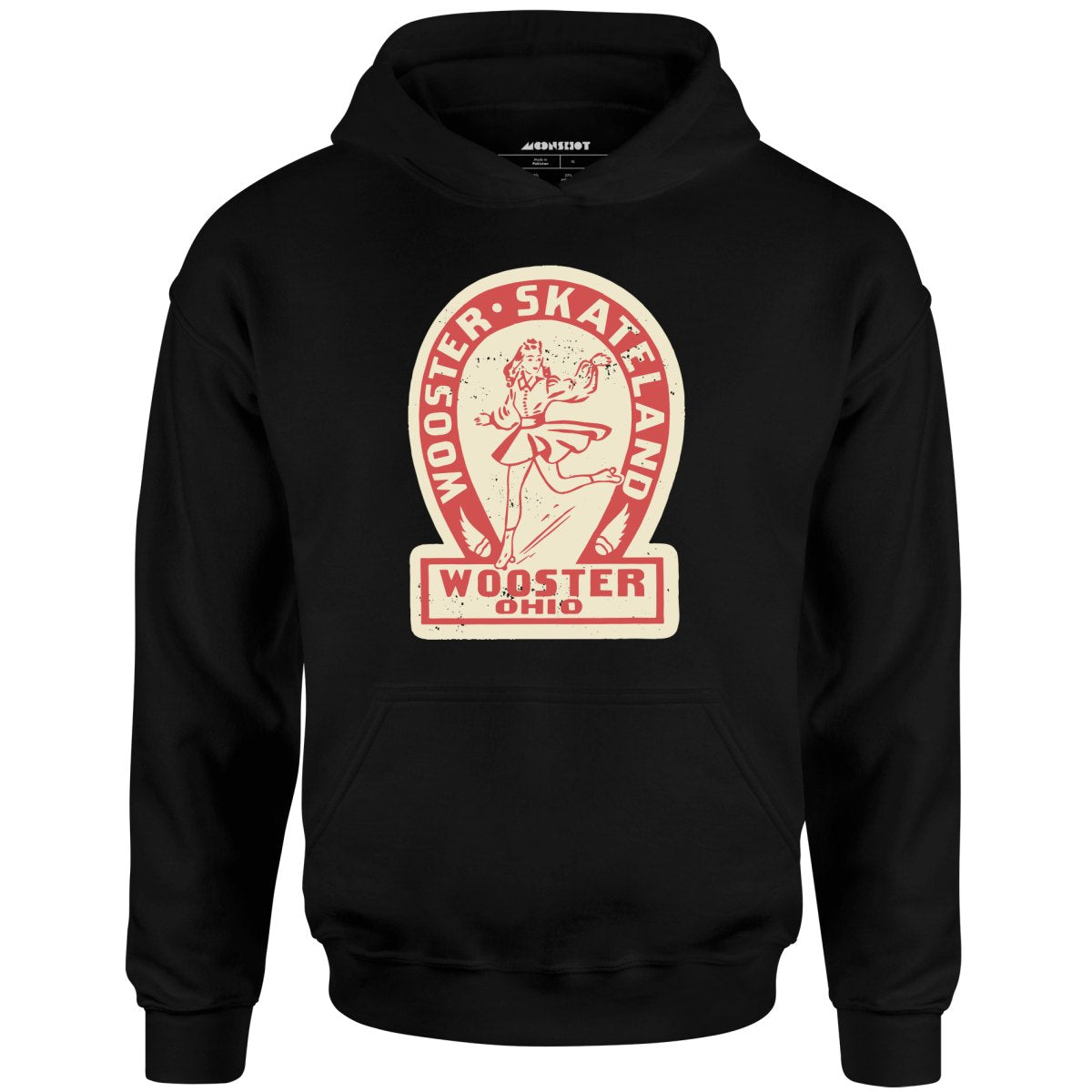 Wooster Skateland - Wooster, OH - Vintage Roller Rink - Unisex Hoodie