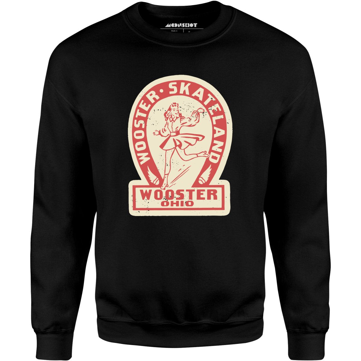Wooster Skateland - Wooster, OH - Vintage Roller Rink - Unisex Sweatshirt