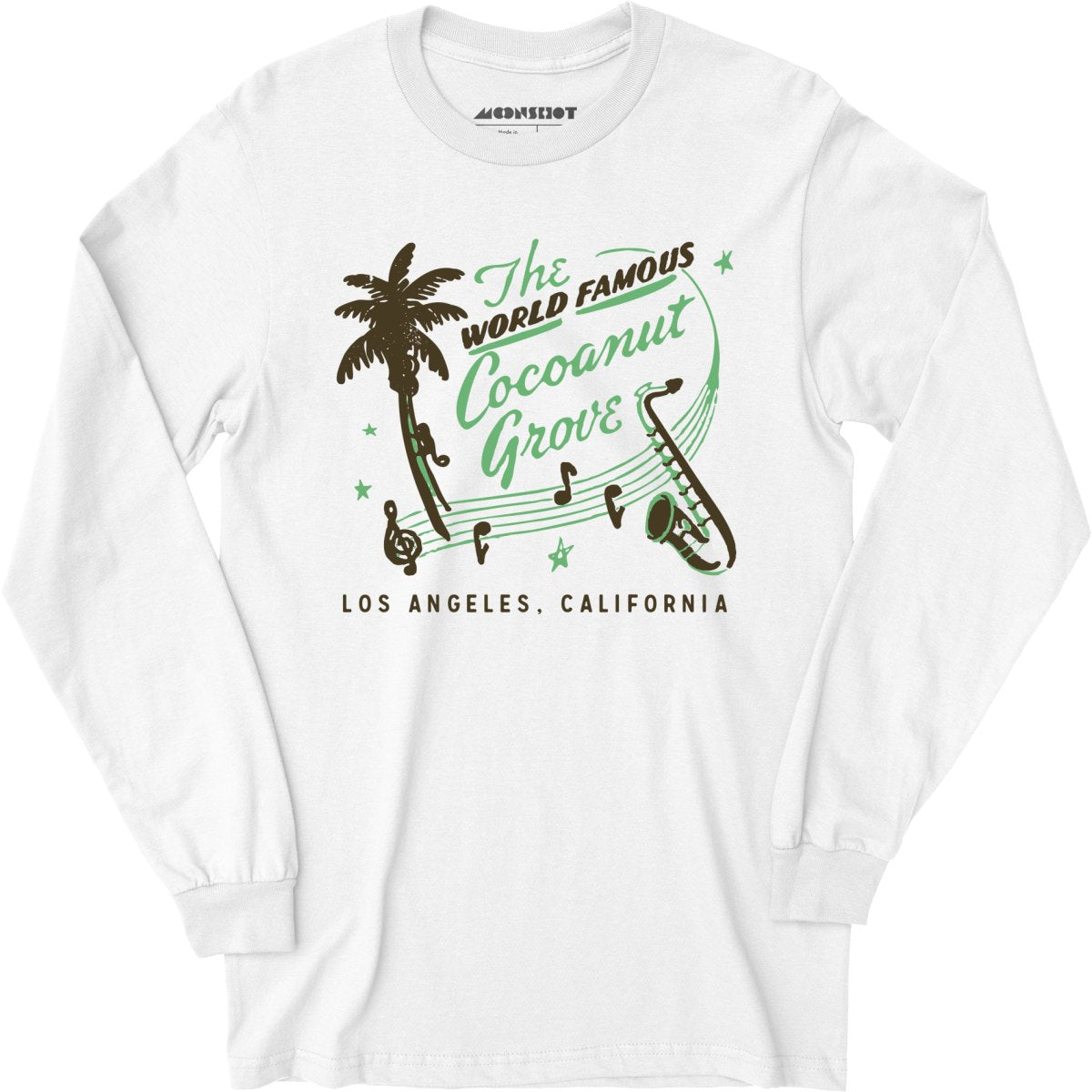 World Famous Cocoanut Grove - Los Angeles, CA - Vintage Nightclub - Long Sleeve T-Shirt