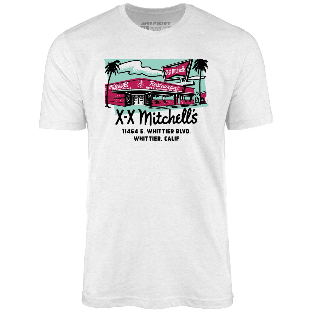 X-X Mitchell's - Whittier, CA - Vintage Restaurant - Unisex T-Shirt