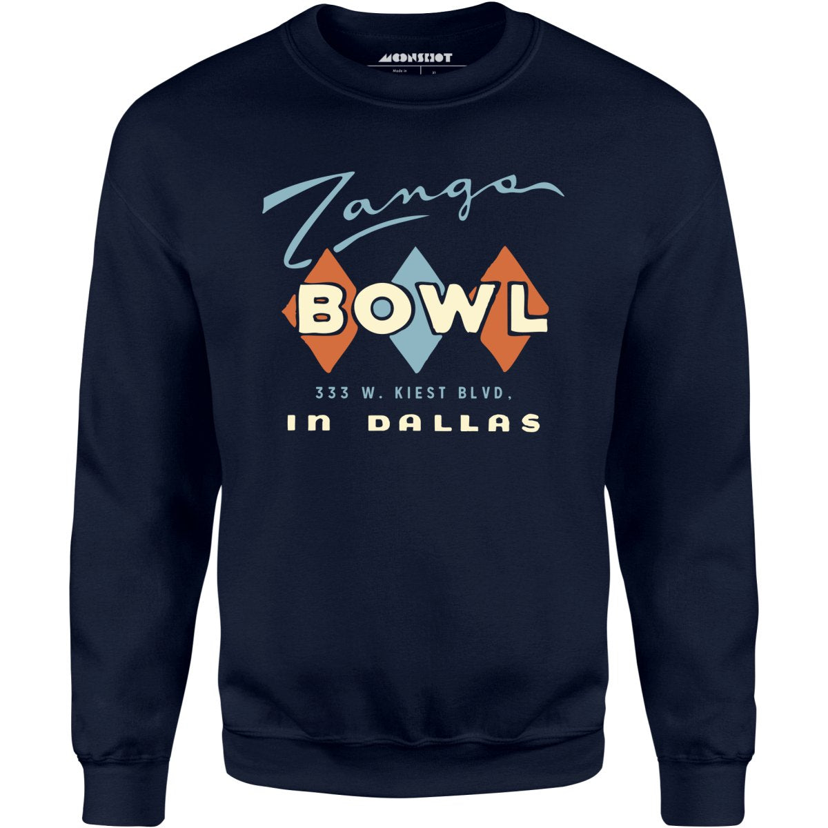 Zangs Bowl - Dallas, TX - Vintage Bowling Alley - Unisex Sweatshirt