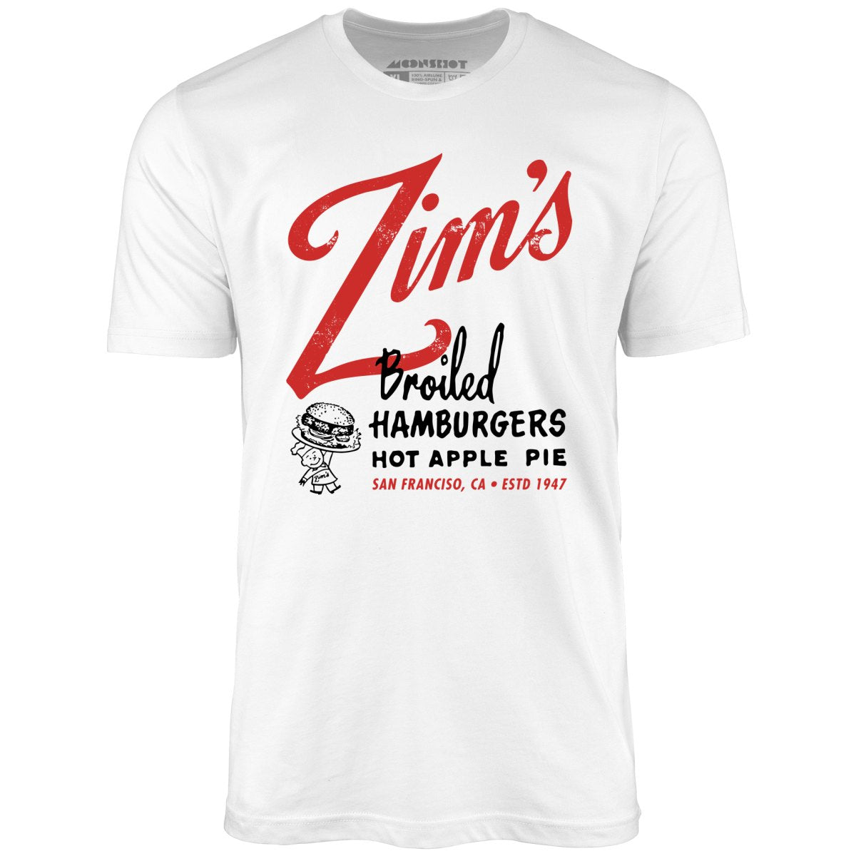 Zim's Hamburgers v1 - San Francisco, CA - Vintage Restaurant - Unisex T-Shirt