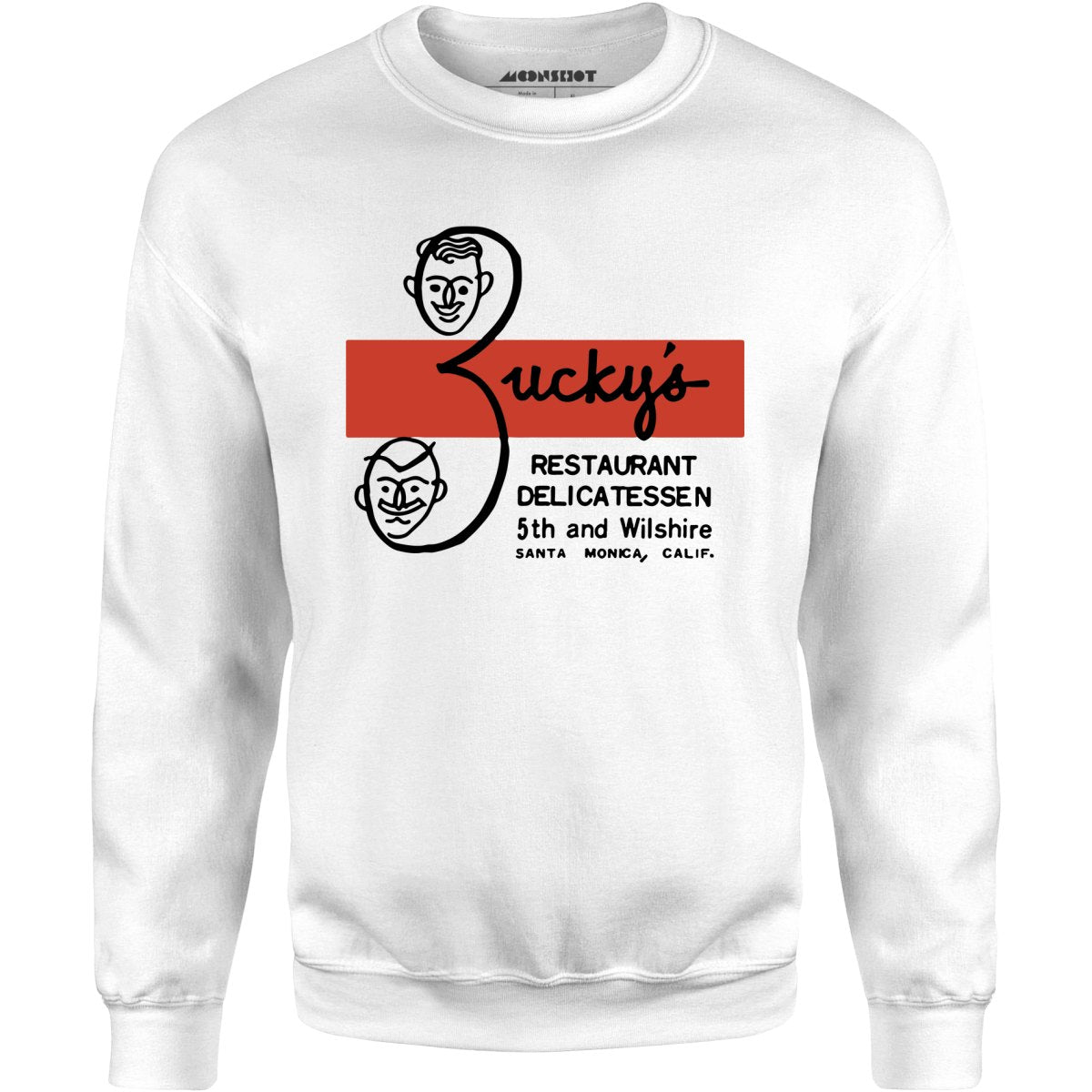 Zucky's Delicatessen - Santa Monica, CA - Vintage Restaurant - Unisex Sweatshirt
